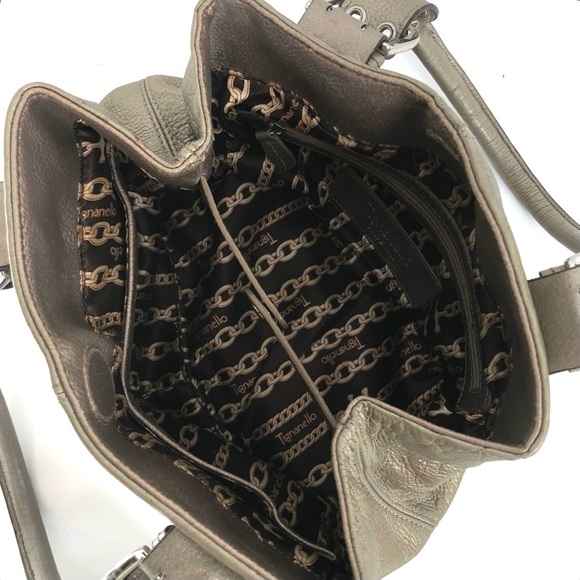 Tignanello Champagne Gold Perfect 10 French Tote - Picture 10 of 13
